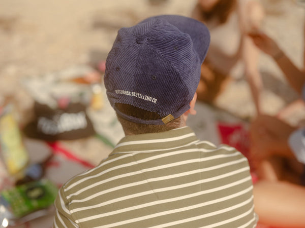 Corduroy Navy Matchbook Hat